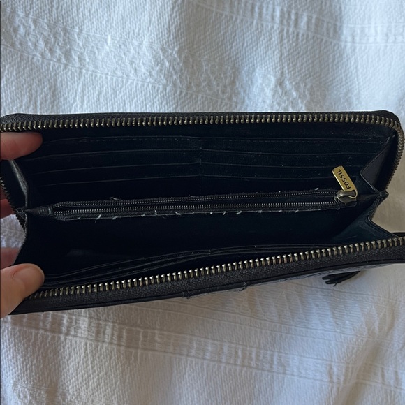 Fossil Black Leather Wallet - Picture 3 of 3